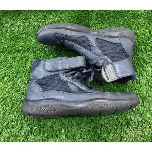 Prada Americas Cup HIGHTOP ( 4T 0341 10.5) US SIZE 7.5